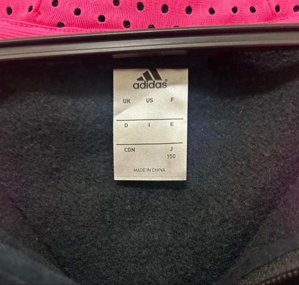 [GEBRAUCHT] adidas Zip-Hoodie Schwarz Pink Full-Zip-Hoodie S