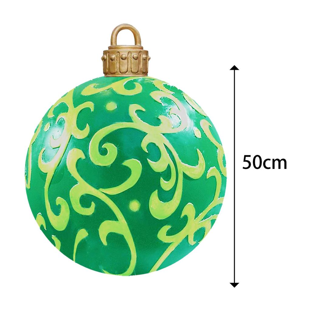 Large Christmas Inflatable Ball Outside Christmas Decorations Funny Inflatable Balloon for Porch Festival Wedding Party Garden