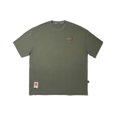 Li Ning X Henry Jones Kollaboration Künstler Limited Edition Rundhals Bedruckt Locker Bequem Vielseitig Kurzarm T-Shirt AHSV415-2