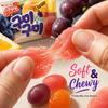 Lotte Mixed Fruit Flavored Soft Candies 70g | Rich Fruity Aroma, Soft & Chewy Bite, Portable Share Pack