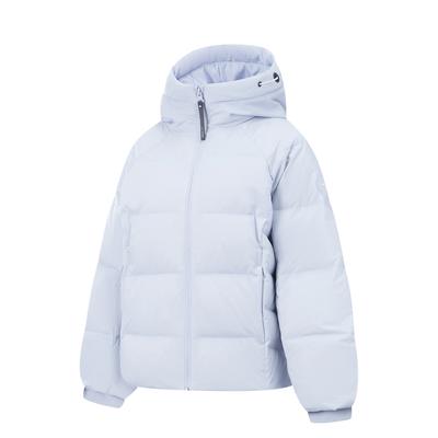 Li Ning Fitness Series Warm Windproof Water-Repellent Hooded Down Jacket Women Outerwear AYMV198-2