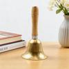 8CM Brass Copper Handbell with Wooden Handle - Small and Large Sizes