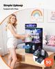 Claw Crane Machine, Medium-Sized Arcade Game Machine with Light & Sound, Adjustable Difficulty, Precise Toy Candy Grabber Prize Dispenser Vending Toy,