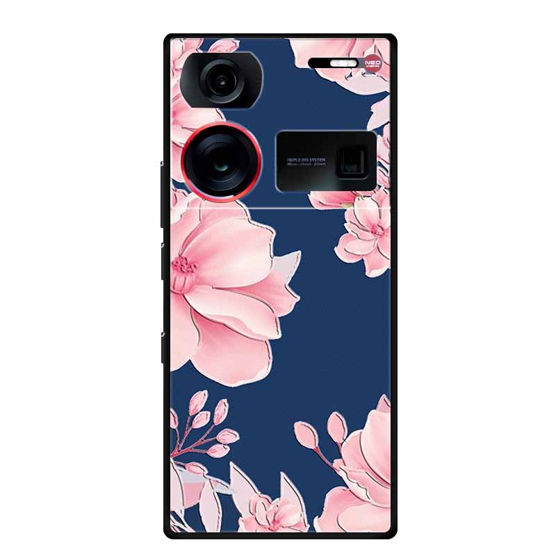 3D Emboss Case For ZTE Nubia Z60 Ultra Phone Case Flowers Soft Silicone Coque For Nubia Z60 Ultra Back Cover Cases Z 60 Z60Ultra