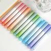 12 Colors Chisel Tip Markers Soft Gradient Light Colors Eye-Protection Markers for Art Drawing And School Supplies