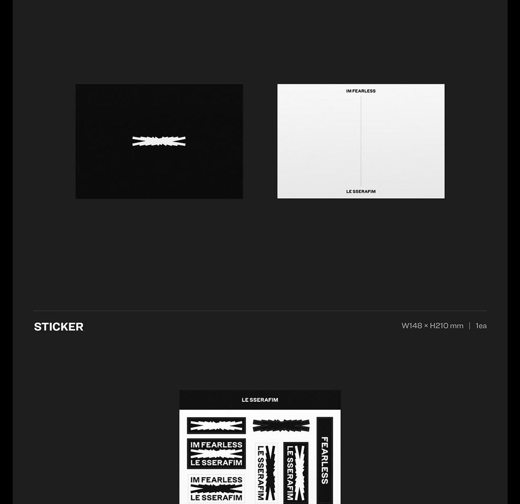 LE SSERAFIM [FEARLESS] 1st Mini Album