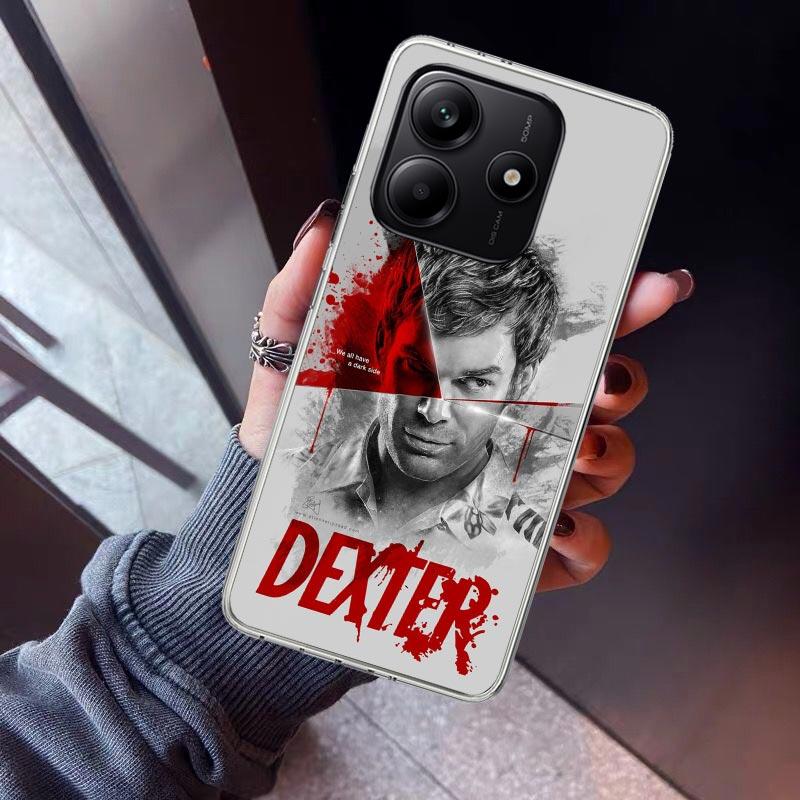 TV Show Dexter Morgan Phone Case For Xiaomi Redmi Note 10 11 12 13 14 15 Pro Plus 11S 12S 14S 11T 11E 10S Soft TPU Back Cover Re