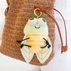 Creative Insect Doll Plush Toys Cute Funny Moth, mosquito, cicada, dragonfly, pink butterfly Pendant for Home Decoration Gift