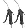 HARFINGTON 2pcs Air Blow Gun High Flow Air Compressor Blow Gun with 1/4" NPT Male Air Plug and Angled Bent for Industrial Household Air Tools