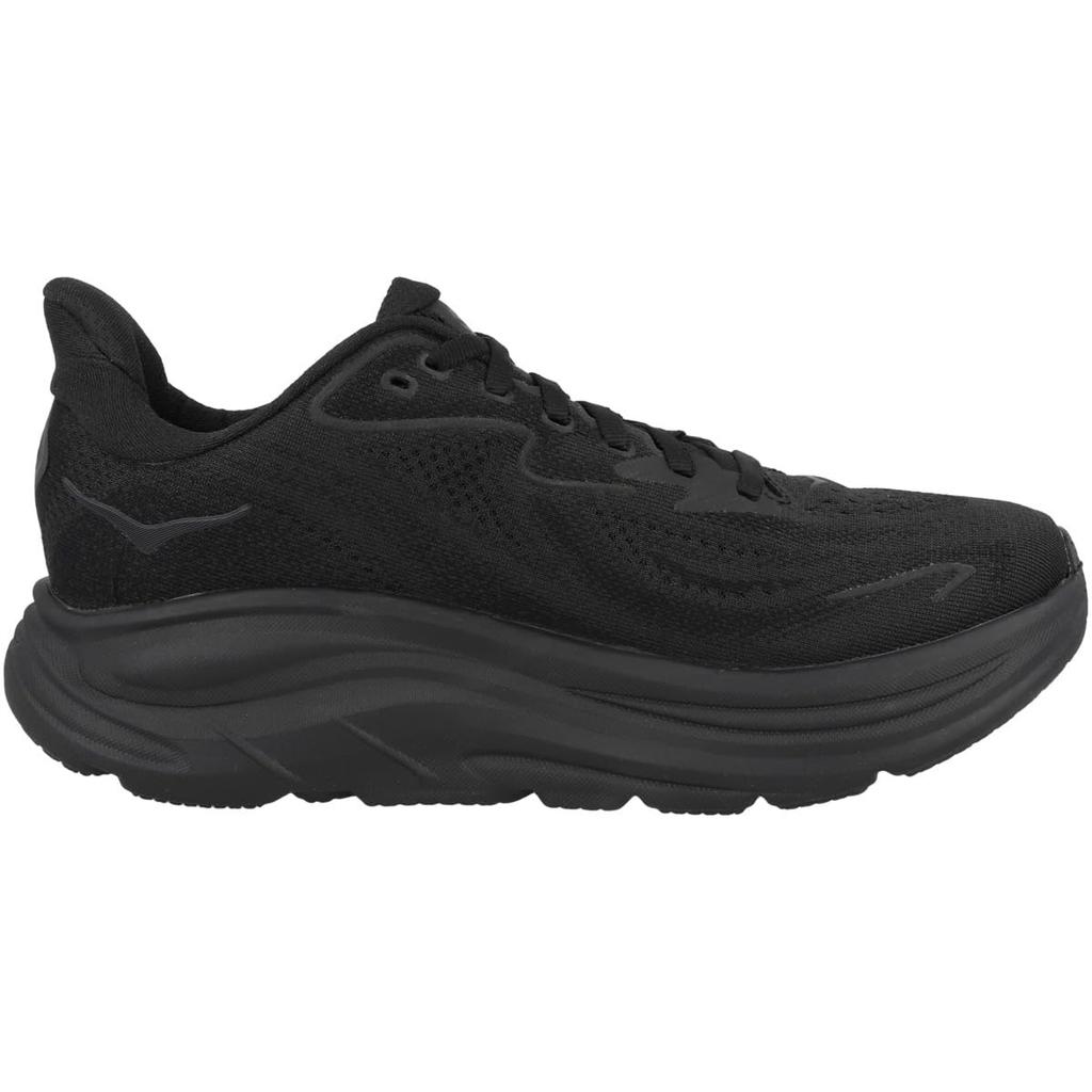 HOKA Clifton 10 Running Black Cushioned Sneakers for Running and Walking Shoes, (1162031-BBLC), Ultra-Lightweight (Black/Size 23.0/Women's)