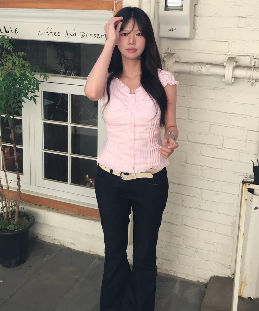 LOTSYOU Lotsyou_Ella Blouse Light Pink