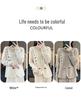 Korean Style High-Design Embroidered Wool Cardigan, Crew Neck, Long Sleeve Knitwear for Spring & Autumn