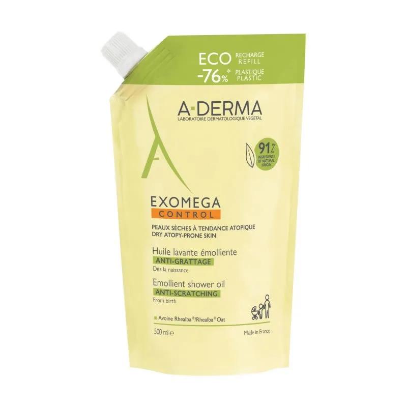 

A-Derma Exomega Эко Масло для ванны и душа, сменный блок 500 мл