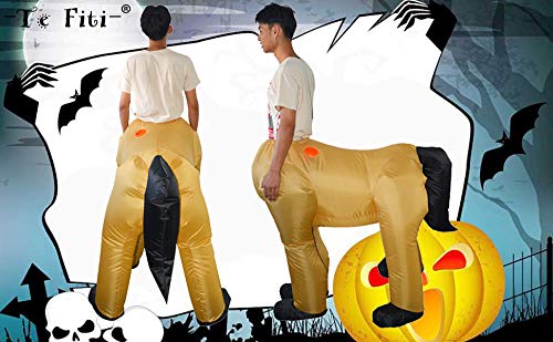 Te Fiti Inflatable Costume Set, Cosplay, Inflatable Kigurumi Costume for Adults (Horse Rider)