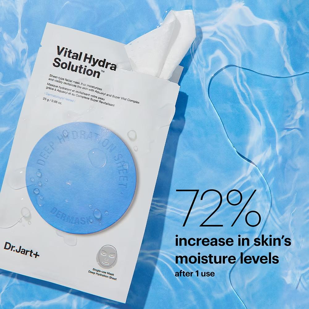 DR. Jart+ Dermask Water Jet Vital Hydra Solution 25g x 5 Stück AUTHENTIC STORE