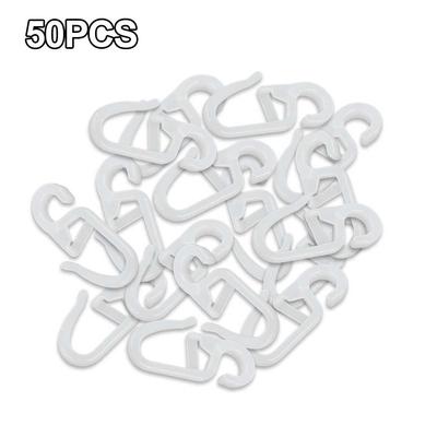Curtain Hooks Curtain Folding Hook Eyelet 9mm Hook Length 34mm Brand New