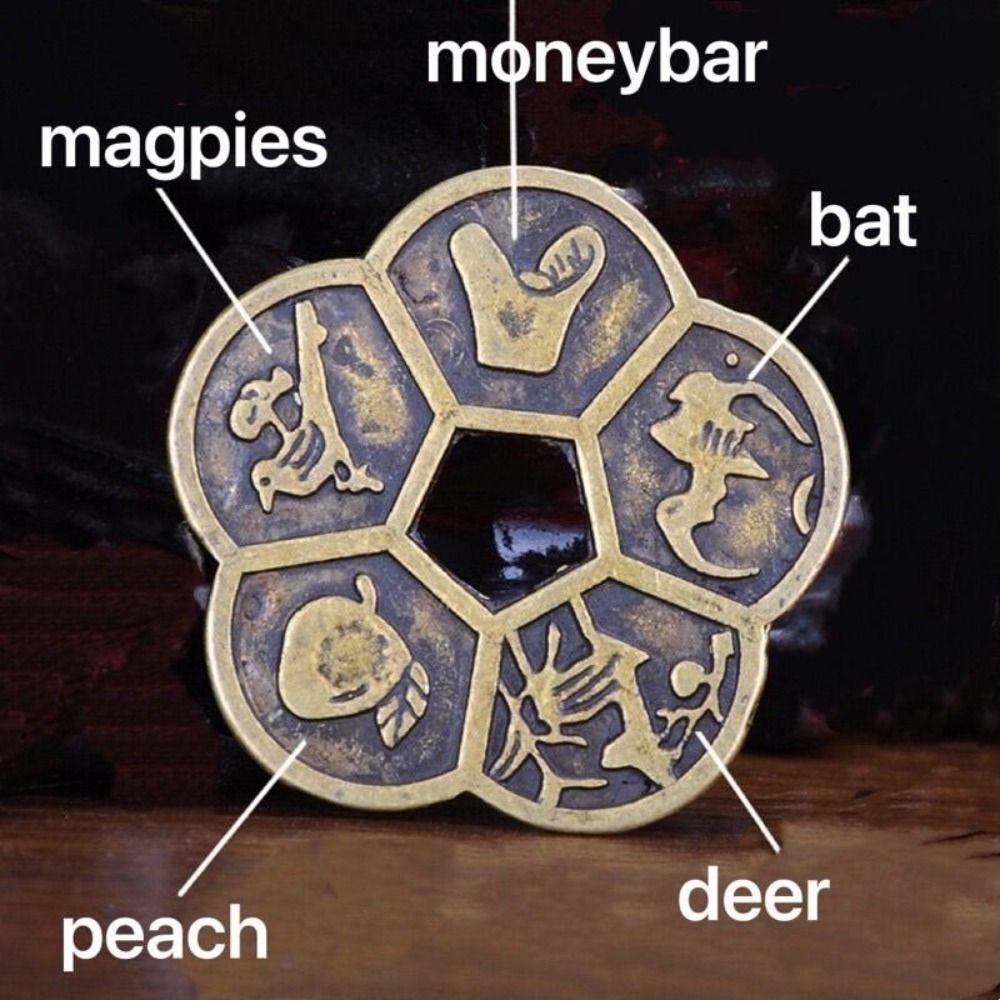 Copper Ancient Coins Enhancement Collection Lucky Coins Feng Shui Coins  Feng Shui Placement