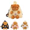 Cute Cartoon Plush Teddy Bear Doll Decoration Student Backpack With Pendant For School And Urban Use