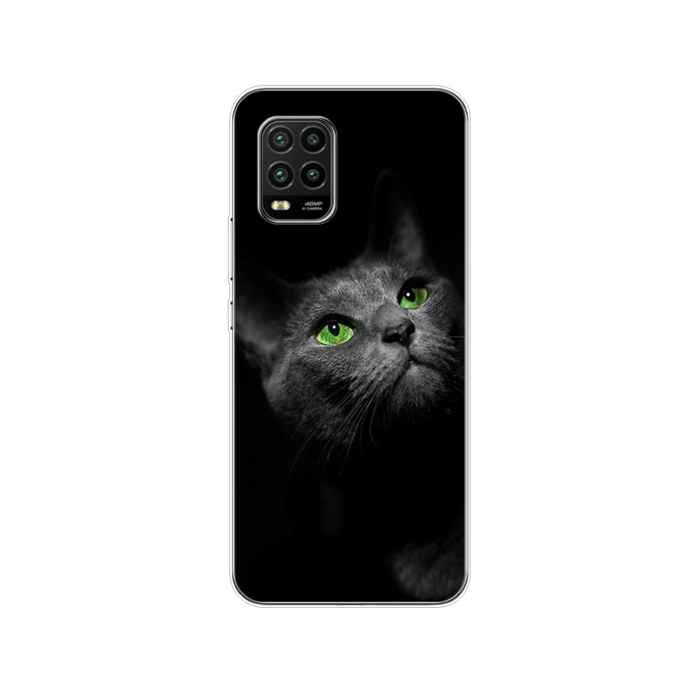 For Xiaomi Mi 10 Lite Case 6.57" Soft Silicon Tpu Cover For Xiaomi Mi 10Lite 5G Mi10Lite Phone Back Shell Bumper Funda