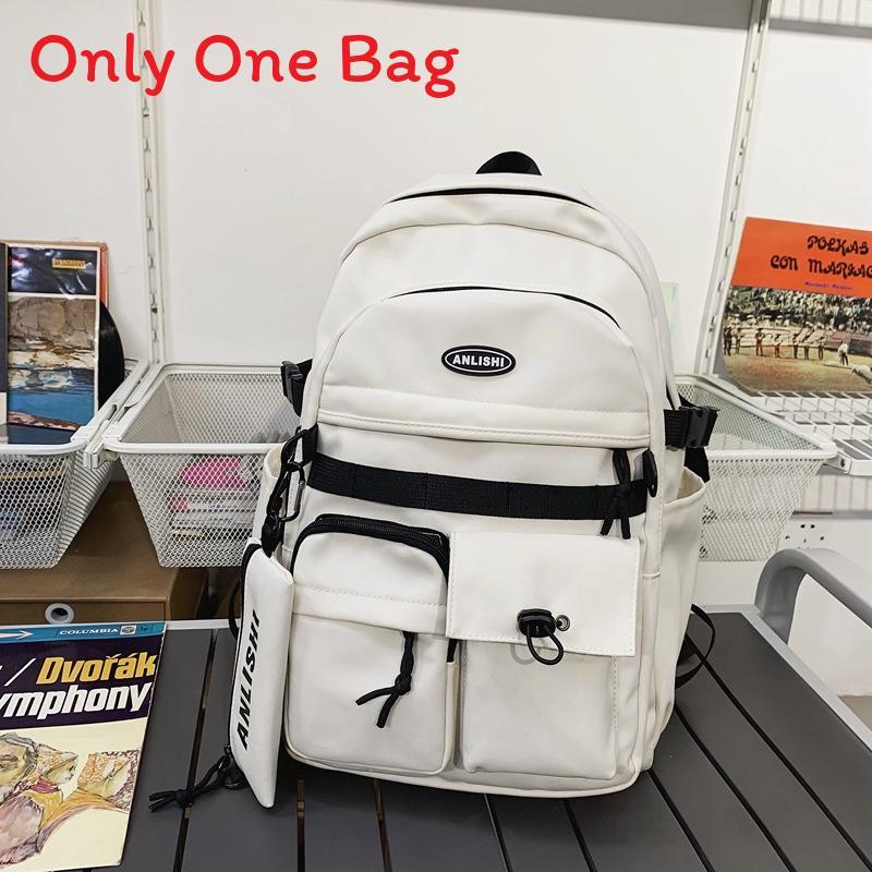 Nylon School Backpack For Teens With Design And Laptop Storage For Campus Use