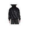 Nike Sportswear Solid Color Stand Collar Zip Long Sleeve Jacket Kids Jackets Black FJ6154-010