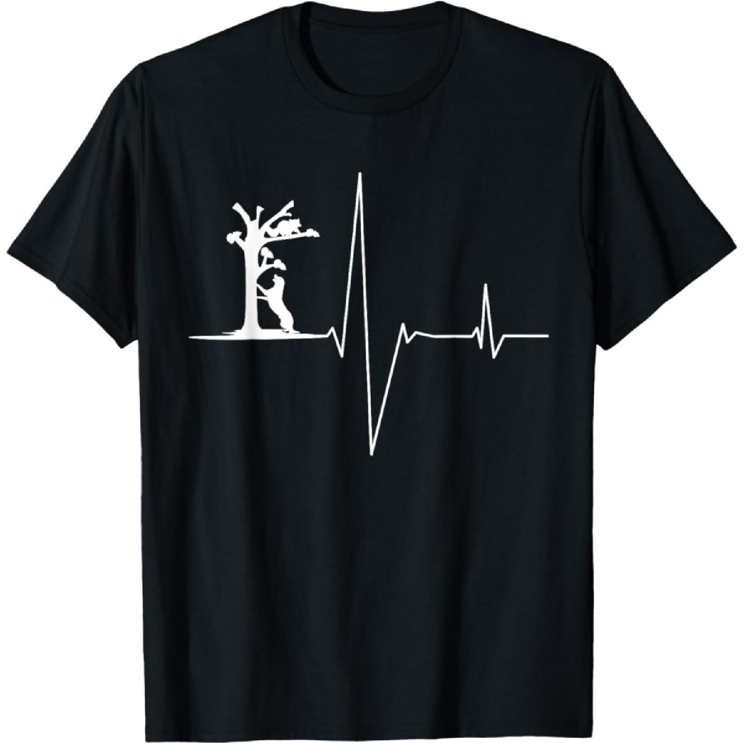 Coon Hunting Dogs Coonhound Heartbeat T-Shirt S