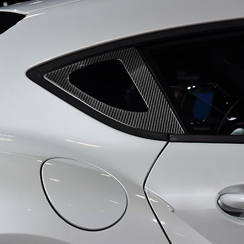 Spesialdesignet for Toyota Supra GR A90 A91 Sidevinduslameller Ventilasjonsdeksel Vindus-aerospoiler Bakre eksteriørdeler Karbonfiber Supra Custom
