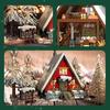 Romantic Christmas Building Blocks Toys, Christmas Snow House Diy Building Model Assembly Ornaments, Children'S Holiday Gifts