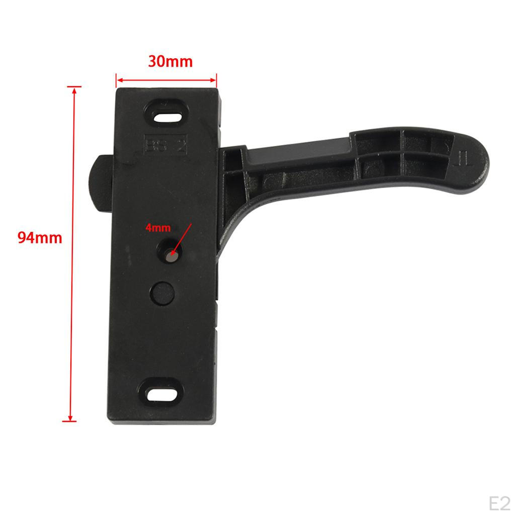RV Screen Door Latch, Handle for RV, with Screws, Trailer Motorhone Replacement RH Passenger Handel