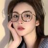 Irregular Big Frame High Performance Clear Eyeglasses Oversize Fashion Myopia Nerd Spectacles -0.5 -1.0 -2.0 -3.0 -4.0 to -6.0