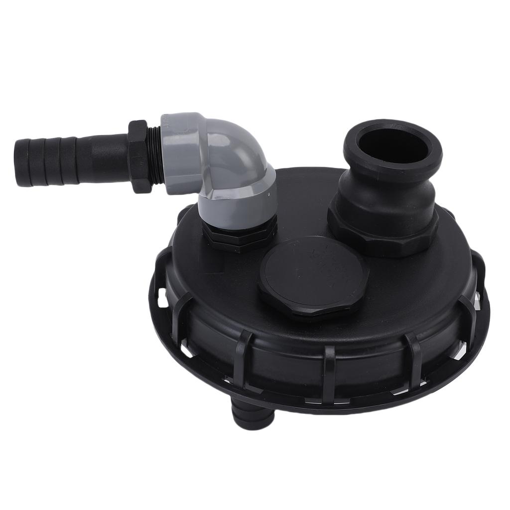 IBC Lid DN150 PP Water Storage Tank Lid IBC Container Cover Cap with Lock Cap for Fish Tanks Garden Irrigation