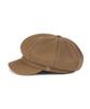 Bajal Va Square Studded Wool Newsboy Cap Beige