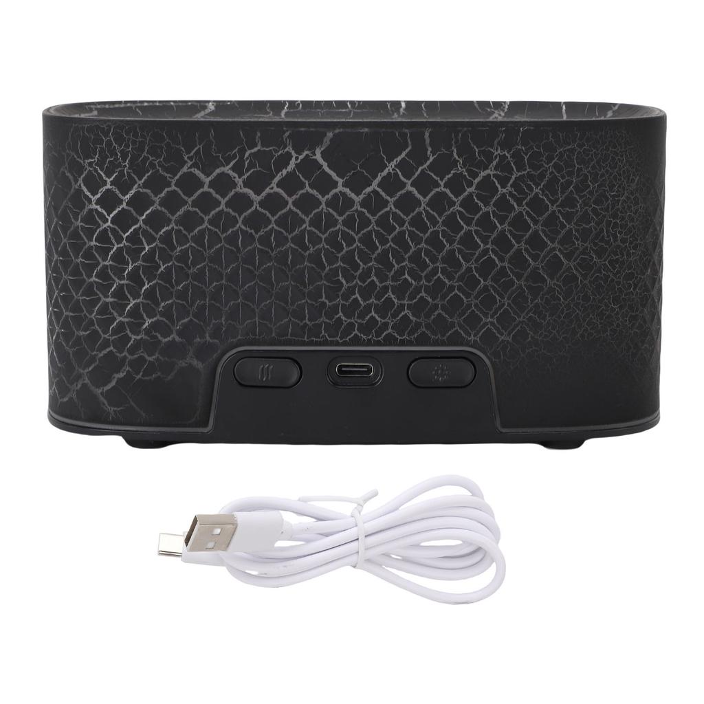 Colorful Fire Diffuser Humidifier 7 Fire Colors Essential Oil Diffuser USB Humidifier with Auto Off for Bedroom Office