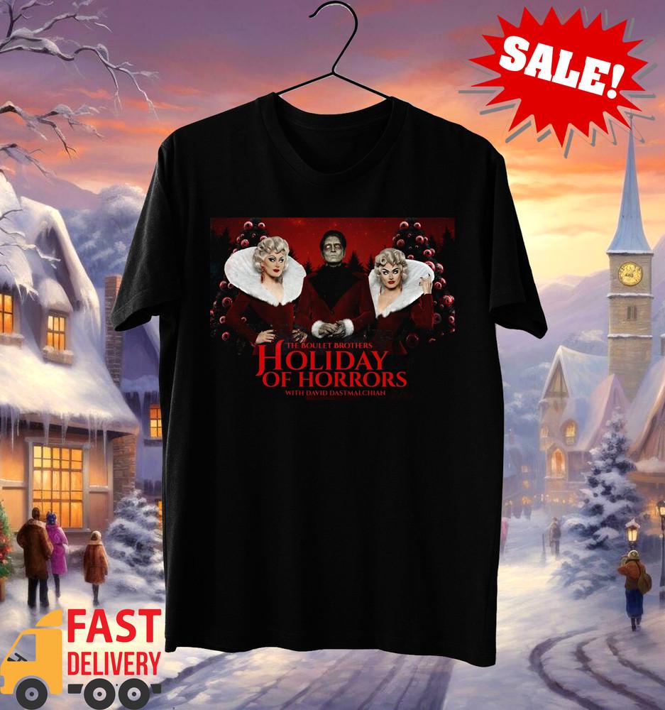 The Boulet Brothers Holiday of Horrors Shirt Unisex Christmas S-5XL ND1563 Unisex T-Shirt XXXXL