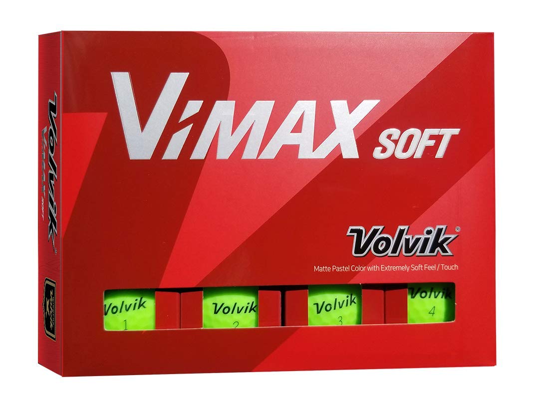 

Volvik VIMAX SOFT Matte Golf 1 Dozen Imported Directly from the Green Balls, (12 Balls), USA,