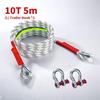 Car Towing Rope Off-road Vehicle Tow 20 Tons of Rescue Rope Upgraded Version Which Reliable Wear-resistant for Car Accessories