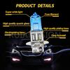 Ruiandsion 2pcs H3 Halogen Headlight Bulb Fog Lamp 100W 24V Xenon White 6000K 64151 12336 Bulb