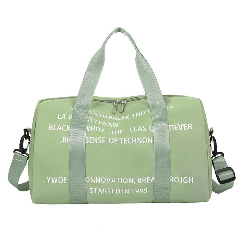 

Casual portable short-distance travel bag New large-capacity sports fitness bag Oblique span luggage bag Yoga bag storage bag зелений
