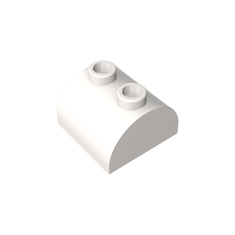 Rainbow Pig MOC Parts 30165 Slope Curved 2x2 Double with 2 Hollow Studs Brick Building Block Particle DIY Kid Brain Toys Gift