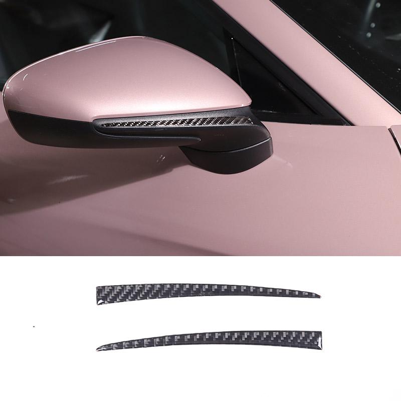 Soft Carbon Fiber for Porsche Taycan 2019-2025 Car Interior Dashboard Center Console Door Decoration Stickers Car Accessories