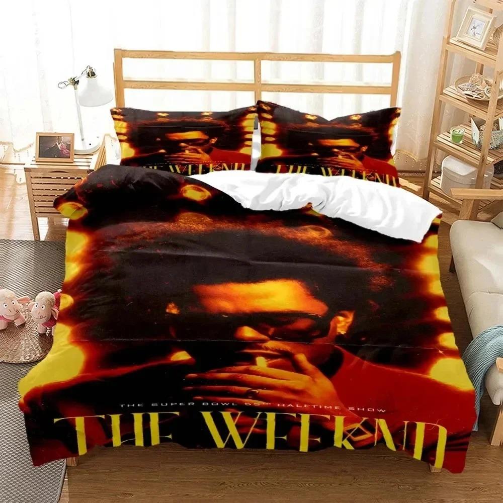 New XO The Weeknd Bedding Set Single Twin Full Queen King Size Bed Set Aldult Kid Bedroom Duvetcover Sets 3D Print Bed Sheet Set