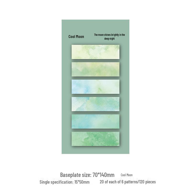 

Gradient Sticky Notes: Strong Adhesion, Stylish Design, Ideal for Students, Ins-style Index Memo Pads