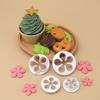 4pcs Sessile Plum Blossom Cutting Mold, Cake Mold, Simulated Baking Mold