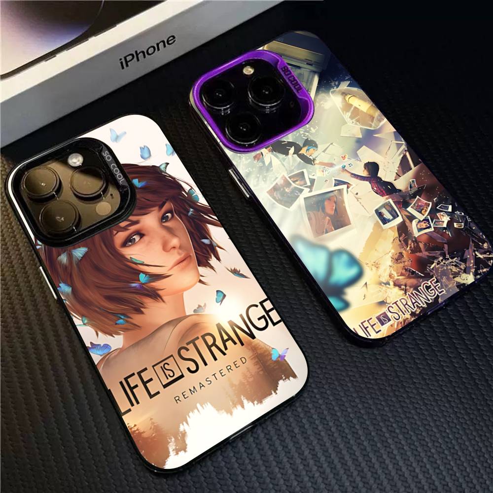 Game Anime Life Is S-Strange Cute Phone Case For IPhone 17 16 15 14 13 12 11 Pro Max Plus Color Silver Cover