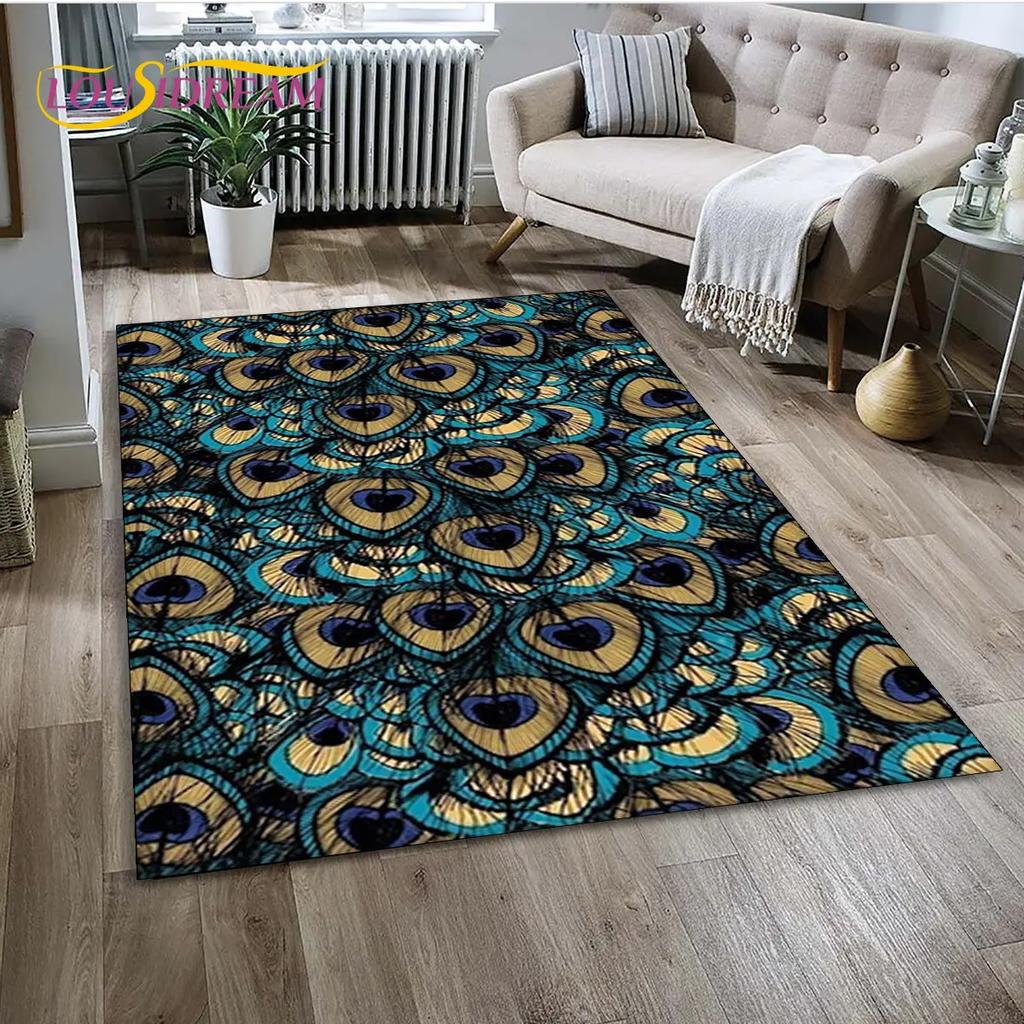 Bohemia Nordic Persia Serie Bereichsteppich, Teppich für Zuhause Wohnzimmer Schlafzimmer Sofa Fußmatte Küchendekor, Kinder Rutschfeste Bodenmatte