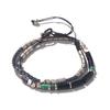 Ethnic style, personalized fringed beaded bracelet, temperament, niche design, retro hand-woven lucky literary hand jewelry