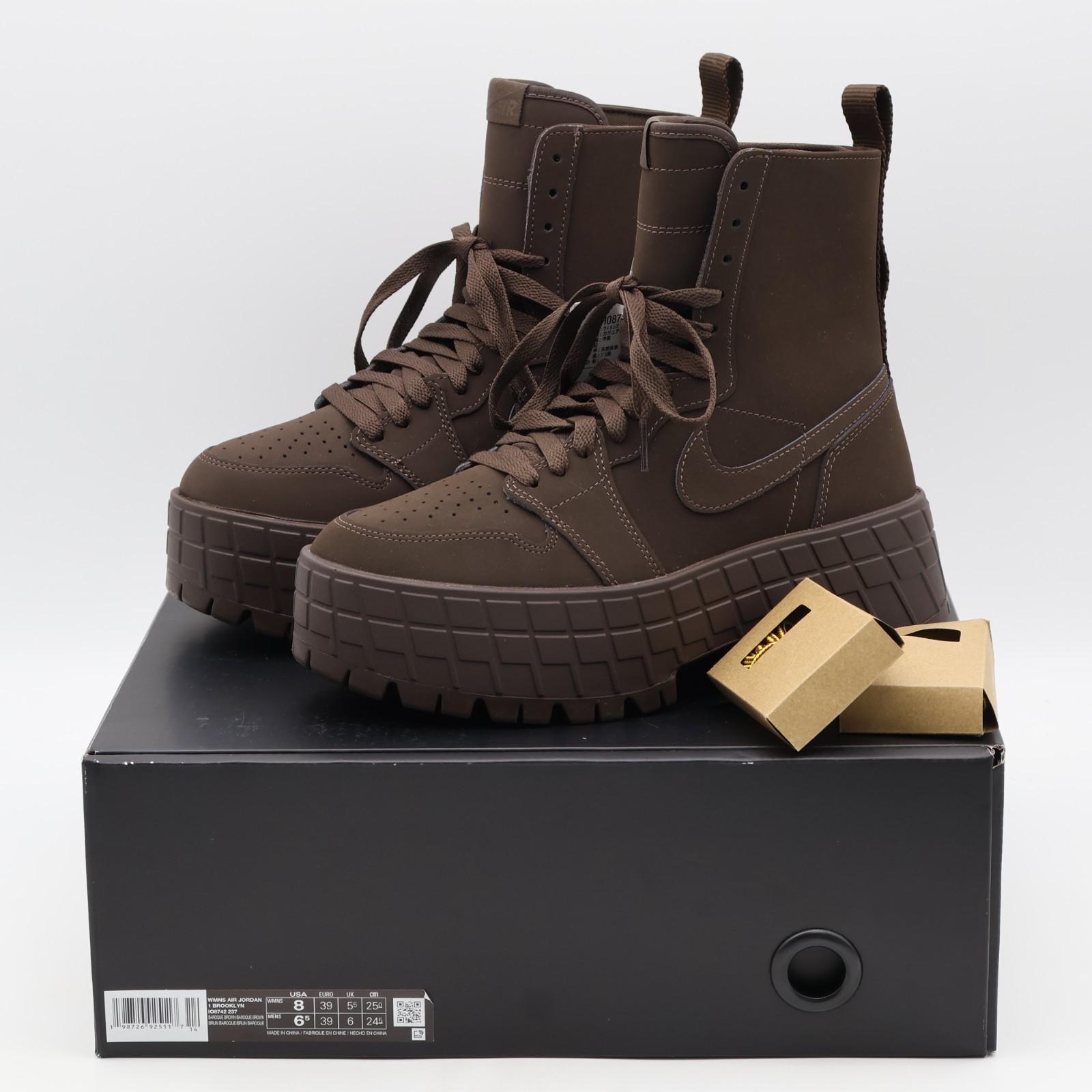 IO8742-237 Nike Air Jordan 1 Brooklyn Baroque Brown ( Женский ) 7.5W