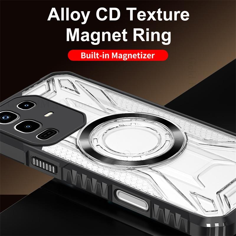 For Magsafe Magnetic Heavy Duty Protection Case For Infinix Note 50 40 Pro Plus Armor Shockproof Hybrid Cover Hot 50 Pro Plus 4G