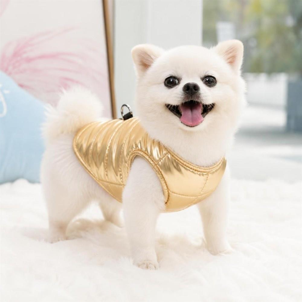Thickened Dog Hiking Jacket Winter Dog Bodysuit Fashion Dog Vest Coat Cat
