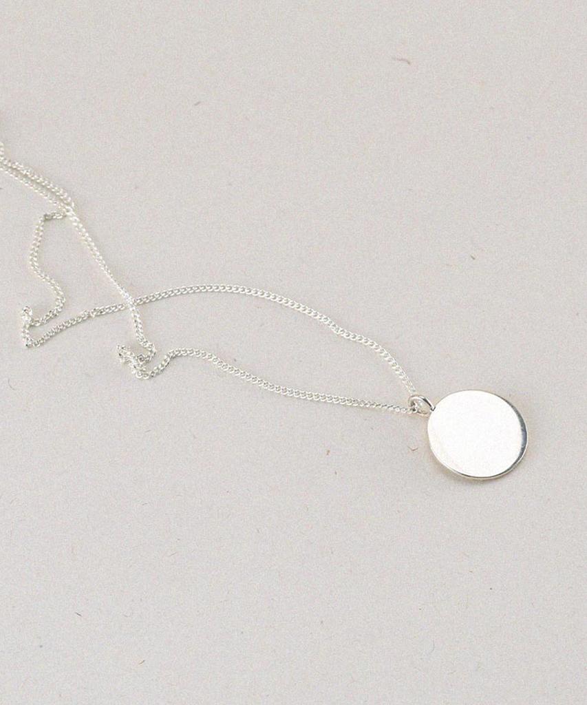 Worthword 925 Silver Mirr Coin Necklace